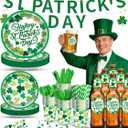 St Patricks Day Plates and Napkins St Patricks Day Decorations Party Decorations Party Supplies Saint Datricks Day Accessories