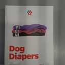 Pet Parents Washable Dog Diapers (3pack) + Extendrs of Durable Doggie Diapers, Premium Dog Diapers Female (Large, Princess)