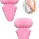 Lymphedema Axilla Pillow Mastectomy Recovery Pillow Breast Pillow Post Surgery Pillow for Cancer Lumpectomy Surgery Recovery Post-Surgery Underarm Pillow Armpit Pain Relief (2pc) (Pink)