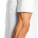 Hanes Mens Beefy-t Pocket, Heavyweight Cotton Pocket Tee for Men, Full-Cut T-Shirt, 1 Or 2 Pack (X-Large)