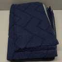 hicorfe Kitchen Rugs and Mats Sets,2 Pieces Super Absorbent Polypropylene Non-Slip Rug,Soft Comfort Floor Mat,Washable for Kitchen,Hallway,Office,Sink,Laundry(20" x 32"+24" x 71",Navy Blue)