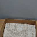 Madane 8x10 Area Rugs for Living Room, Soft Vintage Beige Area Rug with Non Slip Backing, Washable Non-Shedding Low Pile Print Floor Carpet for Home Office Decor