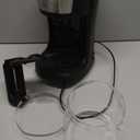 Gourmia 12 Cup One-Touch Coffee Maker  Pause and Serve with Automatic Keep Warm, Easy View Water Window, Compact Design, Stainless Steel Accents, Black