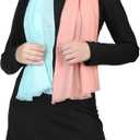 Fine Wool ombre cashmere Scarves Winter Scraves for Women's winter Warm Large Scarve silk ombre scarves