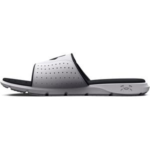 Under Armour Men's Ignite Pro Slide Sandal (10, White/White/Black)