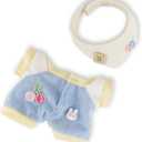 17cm Doll Clothes  Cute Outfit Set with Accessories for 17cm Dolls, Handmade Fashion for Dress-Up and Collectible Display (No Doll) Cute Style