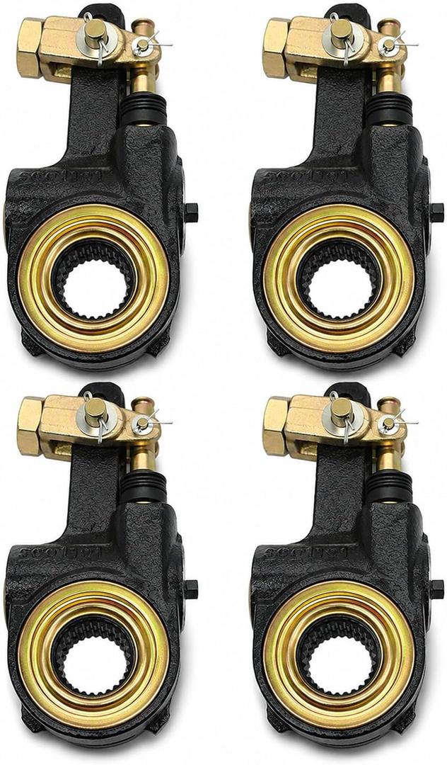 4 Pack AS1140 Auto Slack Adjuster, 1.5 in 28 Spline, 5.5 in Arm with Clevis