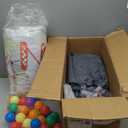 Baby playpen, 79"x71"Baby Playpen with Mat IndoorOutdoor Playpen for Babies and Toddlers with Breathable Play Pen with Ocean Balls Hanging Pocket Basketball Hoop (Gray)