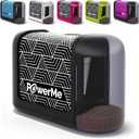 Battery-Operated Electric Pencil Sharpener for Kids, School, Home, Office - for No. 2 Pencils and Colored Pencils (Black)