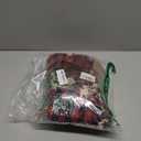 Aviski 120PCS Cotton Small Christmas Drawstring Candy Treat Bags Buffalo Plaid Xmas Xmas Christmas Fabric Goody Gift Sacks Reusable Gift Wrapping Bags Holiday Party Favors - Red/Black