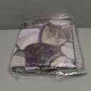 Square Shower Mat Non Slip: 32x32 Inch Extra Large Shower Mats with Drain Hole in Middle -Anti Slip Shower Mats for Inside Shower -Loofah Shower Floor Mat Bath Mat for Shower Stall Bathtub Elderly (Pebble)