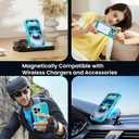 for iPhone 14 Pro Max Case, Fits Magsafe,Heavy Duty Shockproof Protection Phone Cases with Screen Protector*1, Magnetic Transparent Protective Cover for iPhone 14 ProMax 6.7 '', Blue