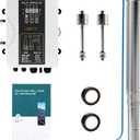 750W DC 48V Solar Water Pumps
16A MPPT controller with 3 inch Solar Submersible Pump, Stainless Deep Well Pump for Agricultural Irrigation Pumping