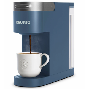Keurig K-Slim Single Serve K-Cup Pod Coffee Maker, Multistream Technology, 3 Brew Sizes, Slim and Sleek Design, 46oz Removable Reservoir Blue 