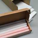 Treela 84 Pcs Galentine's Day DIY Candle Painting Kit Include 10 Inches White Pink Red Taper Candles 60 Colored Tealight Candle 12 Paint Brushes for Valentines Gifts Adult Crafts Centerpieces