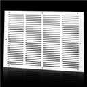 20"Wx14"H Duct Opening Return Air Grille,Air Return Vent Cover Grill for Sidewall and Ceiling,Solid Steel AC Vent Cover HVAC Cold Air Intake Grille Without Filter House,Outer Dimension:21.75WX15.75"H