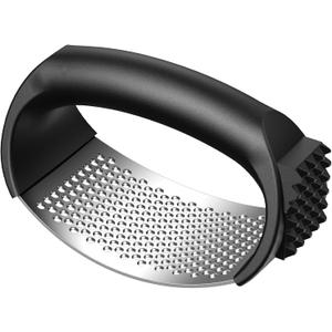 Garlic Press,Stainless Steel Garlic Mincer Crusher,Easy to Use and Clean,Ergonomic Handle,Easy Kitchen Gadget for Effortless Smashing,Kitchen Essentials,Home and Kitchen Utensils Accessories,Cooking