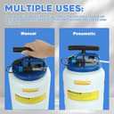 Pneumatic/Manual 15L Oil Extractor Oil Changer Vacuum Fluid Petrol Fuel Extractor Automotive Oil Extractor Pump Manual Fluid Extractor Pump Tank Remover