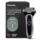 Panasonic ARC5 Electric Razor for Men with Pop-Up Trimmer, Wet/Dry 5-Blade Electric Shaver with Intelligent Shave Sensor and Multi-Flex Pivoting Head ES-LV65-S (Silver)