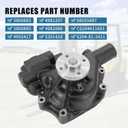 Water Pump Compatible with Cummins B3.3 QSB3.3 QSB4.5 CM2150, Repaces 3800883 3800885 4955417 4981207 4982086 5301418 68055887 C6204611601 6204-81-2411