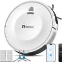 Redroad Robot Vacuums,10KPa Robotic Vacuum Cleaner with Mapping,Lidar Navigation&Obstacle Avoidance,150mins Robot Vacuum with App/Alexa/Remote,Tangle-Free Pet Hair,Self-Charging for Hard Floor/Carpet (White)