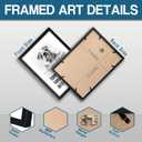 arteWOODS Funny Bulldog Bathroom Wall Art - Rustic Farmhouse Wall Decor with Humorous Quotes Black Framed Print Artwork Cute Animal Pictures for Shower Toilet Restroom Kid's Washroom 8x10 Inch