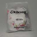 Women Chiffon Blouse Floral Batwing Sleeve Beach Cover Loose Tunic Shirt Tops (White Floral)