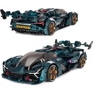 Millanio Super technic Car Model Building Kit,1:8 Scale Model and Race Engineering Toy,Adult Collectible Model Cars Kits to Build,Technic Car Sets for Adults(3446pcs)