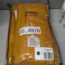 100% Blackout Shield Linen Blackout Curtains for Bedroom 84 Inches Long,Back Tab/Rod Pocket Living Room Drapes,Thermal Insulated Textured Blackout Curtains 2 Panels Set, 50" W x 84" L,Mustard Yellow