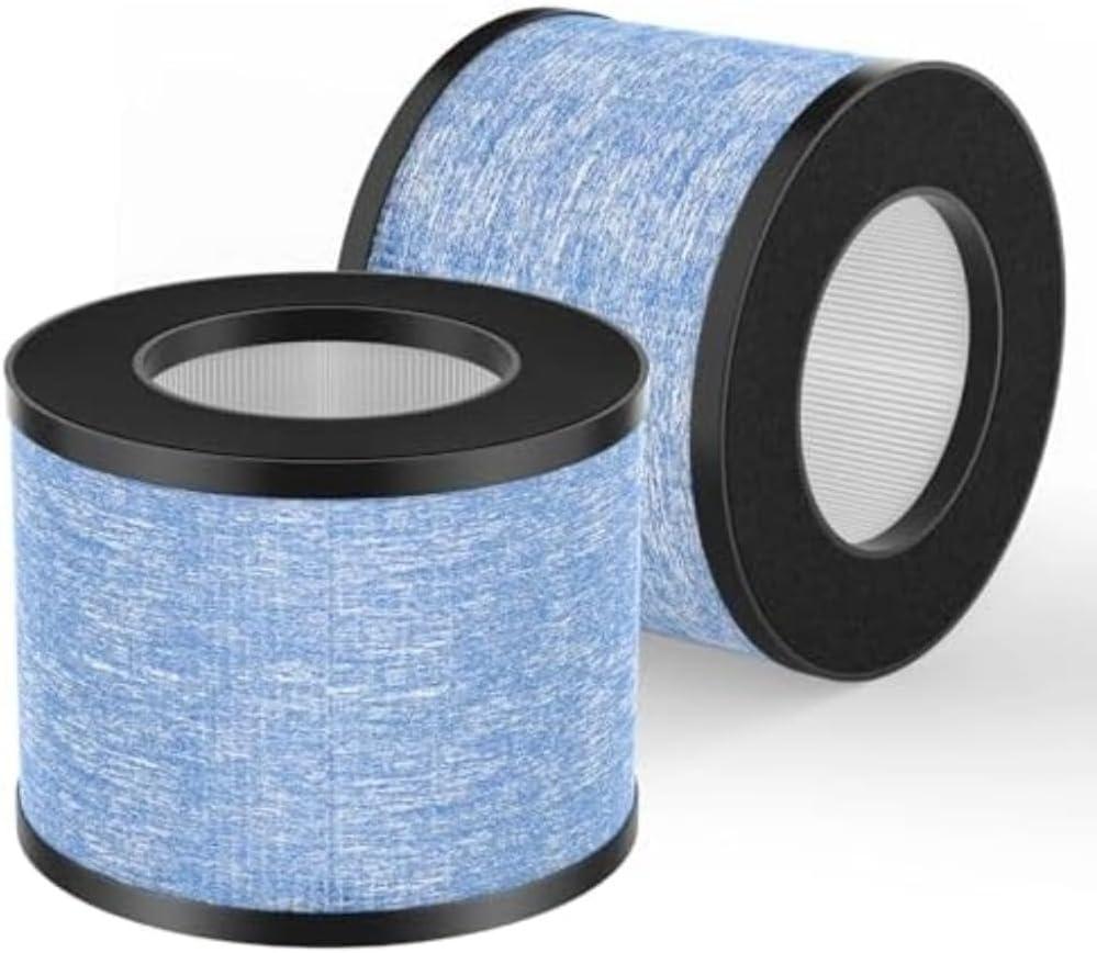 2 Pack HEPA C102 MA-01CW Filter Replacement Compatible with Miko Ibuki & Ibuki+ Air Purifier, MA-18 and Okaysou AirMic4S Air Purifier