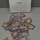 Qunclay 36 Pcs Christmas Nativity Scene Ornaments Wooden Religious Christmas Tree Decorations Birth of Jesus Christian House Xmas Wood Hanging Ornaments for Tree Home Window Xmas Gift(Blue,Classic)