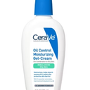 CeraVe Oil Control Moisturizing Gel-Cream, Face Moisturizer for Oily Skin, Niacinamide, Hyaluronic Acid & Oil Absorbing Technology To Rebalance Oily Skin, Non-Comedogenic, Fragrance Free & Oil-Free