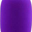 LEFXMOPHY Purple Windscreen for Rode Podmic Procaster Podcaster NT1 NT1-A NT2-A NT-USB K2 NT1000 NT2000 Pop Filter Replacement Foam Cover Pod Mic WS2 Microphone Wind screen