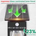 4 Pack Solar Porch Lights Outdoor, Dusk to Dawn & Motion Sensor Wall Light with Lantern Shape, 3 Modes IP65 Waterproof, E26 Bulb Exterior Sconce for Front Porch, Garage, Patio Security