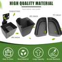 Trunk Organizer for 2010-2024 Toyota 4Runner 5-Seat 2nd Row(NOT Fit 7-Seat 3rd Row), Rear Trunk Storage Box Bin Cargo Tray for 10-24 4 Runner Interior Accessories(4Pcs Trunk Organizer)