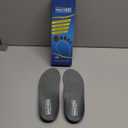 Plantar Fasciitis Feet Insoles Arch Supports Orthotics Inserts Relieve Flat Feet, High Arch (Mens 6-6 1/2 | Womens 8-8 1/2) (Gray)