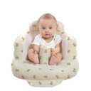 Inflatable Baby Seat for Babies 3-36 Months, Built in Air Pump Baby Chair Sit Me up Floor Seat for Baby, Bumbo Seat for Learning to Sit, Feeding, Camping (Bear Cub)