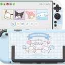 Kuitmor Dockable PC Protective Case Compatible with Switch 2 Model 2025, AllRound Protection Hard Protective Shell for Switch 2 2025 Accessories (Cinnamoroll)