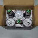 Wivety Black Light Bulb, A19 E26 Base, 9W LED Black Light Bulbs for Outdoor Porch, Indoor Party Decoration, Holiday Lighting, Halloween Light Bulbs, Christmas Decoration(6 Packs)