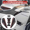 for Kawasaki Ninja 500 Z500 SE ABS 2024 2025 Motorcycle Tank Pads Protectors Sticker Anti Slip Side Rubber Padding Decal(Red)