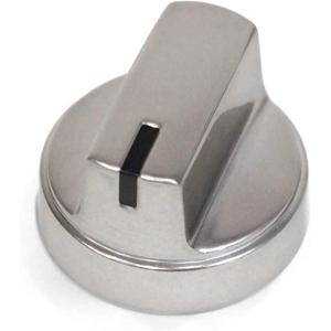 GE WB03X29354 Range Surface Burner Knob (Stainless Steel)
