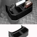 Savadicar Rear Seat Drink Cup Holder for 2018-2025 Jeep Wrangler JL JLU 4XE & Gladiator JT, Backseat Floor Console Beverage Storage Solution, Interior Accessories, 1 PC, Black