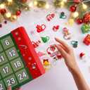 3D Advent Calendar 2025 Straw Covers Christmas 24 Days of Surprise with 10mm Straw Toppers Compatible with Stanley 30 Oz 40 Oz Tumbler Cup for Christmas Xmas Holiday Countdown Calendar Gift