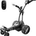 NAVEE Birdie 3 Electric Golf Cart, 295ft Remote Control, Smart Power Assist, 36 Hole Battery, 240W Dual Motor, All Terrain 4+1 Wheels, Foldable, Smart App, Adjustable Speed Electric Golf Push Cart