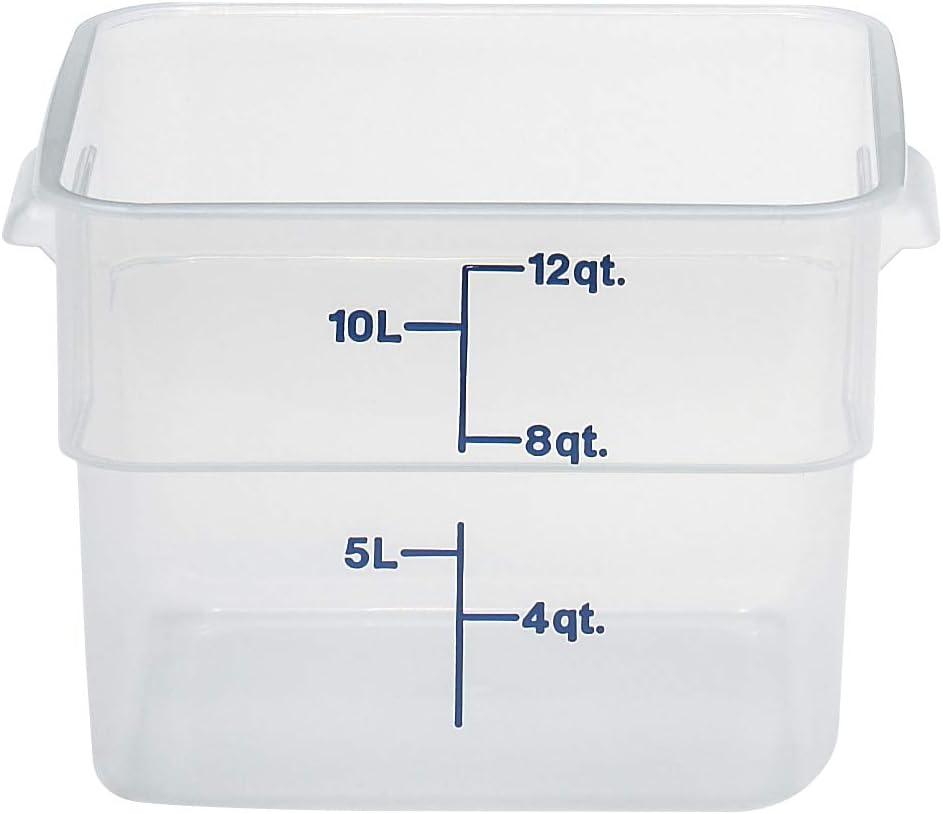 Cambro 12SFSPP190 12 qt Polypropylene Food Storage Container - CamSquare Case of 6