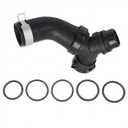 Engine Heater Hose T-Connector Pipe Fit for F150 MUSTANG 5.0L 2011-2020,2013-2020 LOBO 5.0L,2016-2019 MUSTANG 5.2L Replaces DR3Z-8566-A Radiator Hose Connector for Repair Coolant Leak