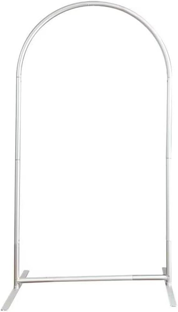 FiVan 2.7ft by 6ft Heavy Duty Trio Arch Backdrop Frame Stands for Party Covers