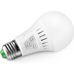 Elrigs Motion Sensor Light Bulb with Dusk to Dawn Lights Sensor, E26 Base, 7W LED(60W Equivalent), Warm White(3000K), Motion Sensitivity, Time and Twilight Setting Adjustable (1 Count (Pack of 1))