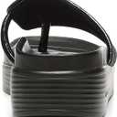 Donald Pliner womens Fifi SandalSlide Sandal (9.5, Black - Caviar Felt)