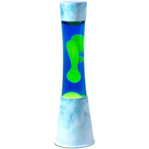 AHCCSD 16 Inch Glacier Magma Lamp,Liquid Motion Lamp Blue Liquid with Green Wax Blue Base Relaxing Gorgeous Lamp for Adults Kids Women Girls Home Office Decor Birthday Great Gift